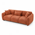 3-Sitzer Sofa Stoff Braun 230cm